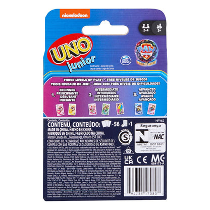 jeu de cartes uno junior patpatrouille le film mattel