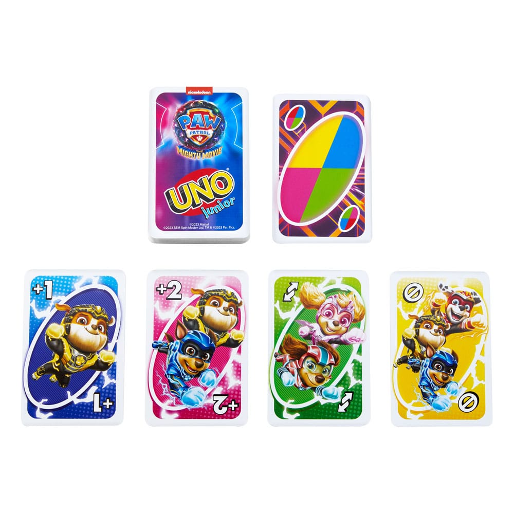 jeu de cartes uno junior patpatrouille le film mattel
