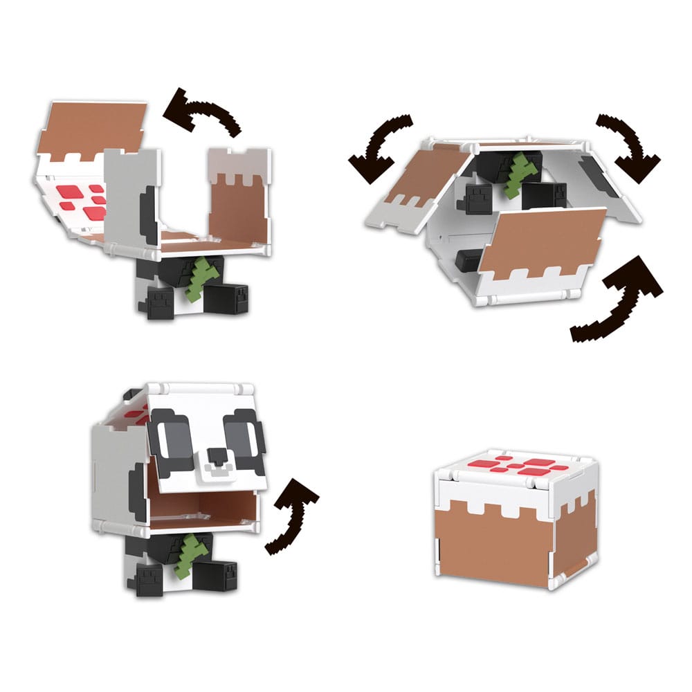 flippin figs minecraft panda gateau mattel