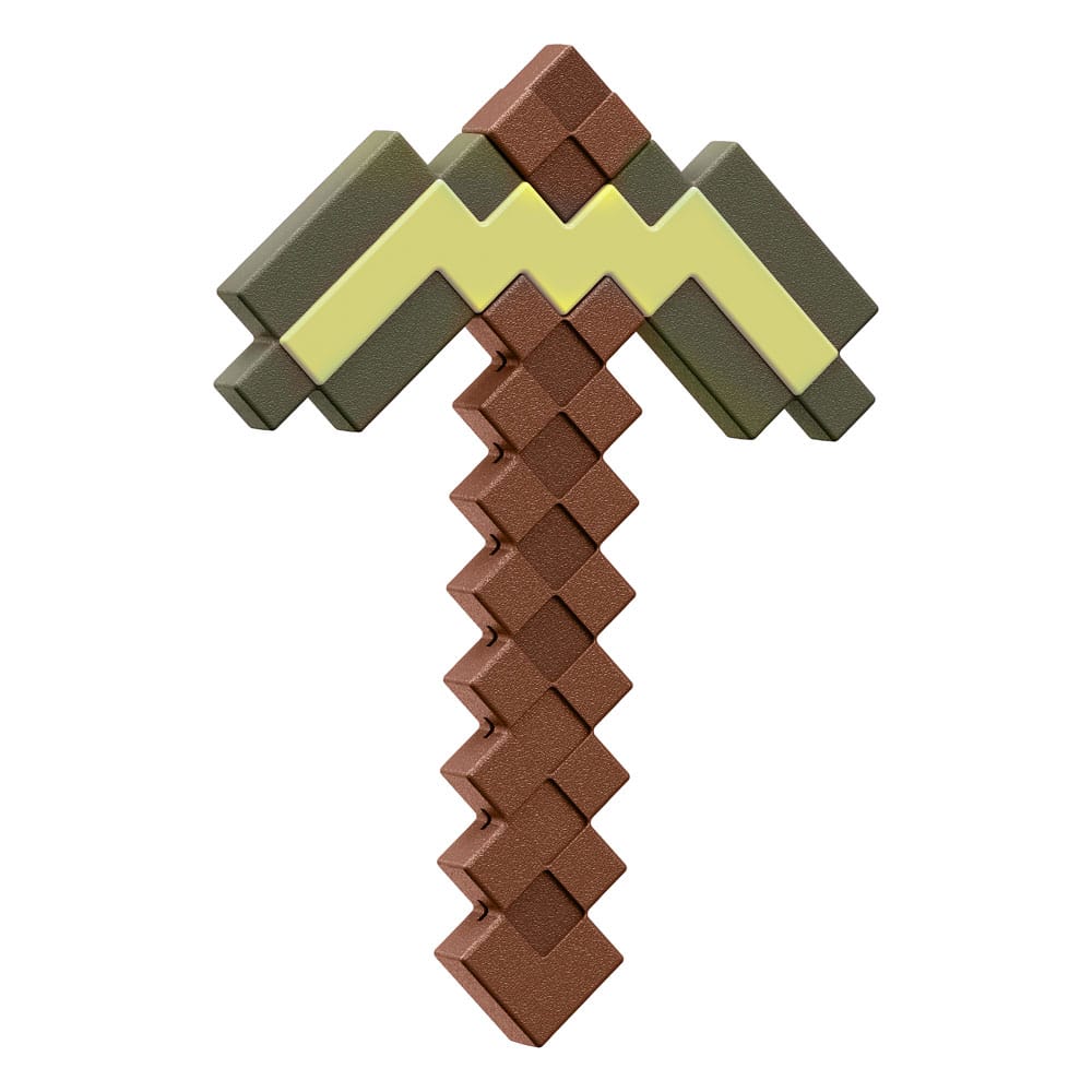 replique roleplay minecraft pioche en or mattel