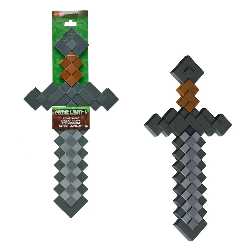 replique roleplay minecraft epee en pierre mattel