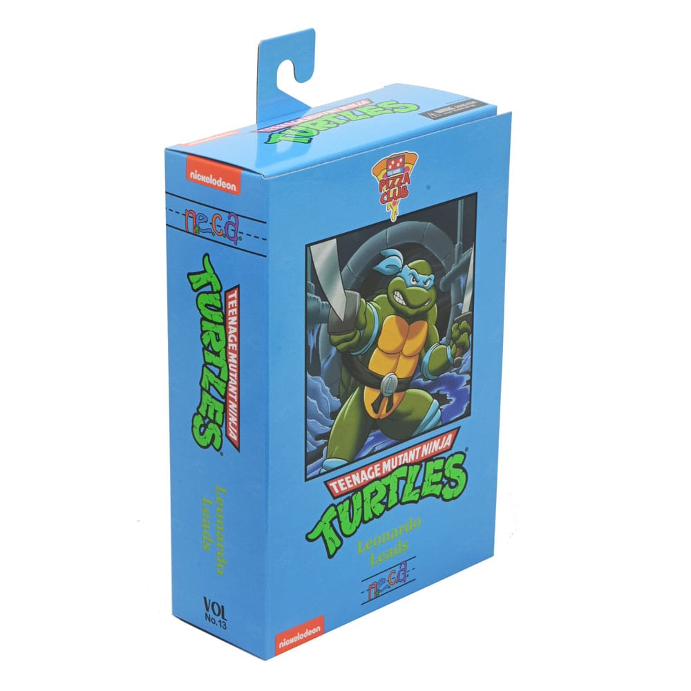 teenage mutant ninja turtles cartoon 7 scale action figure ultimate leonardo neca