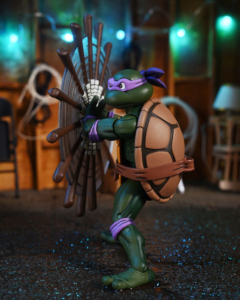 teenage mutant ninja turtles cartoon 7 scale action figure ultimate donatello neca