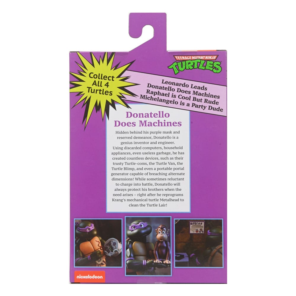 teenage mutant ninja turtles cartoon 7 scale action figure ultimate donatello neca