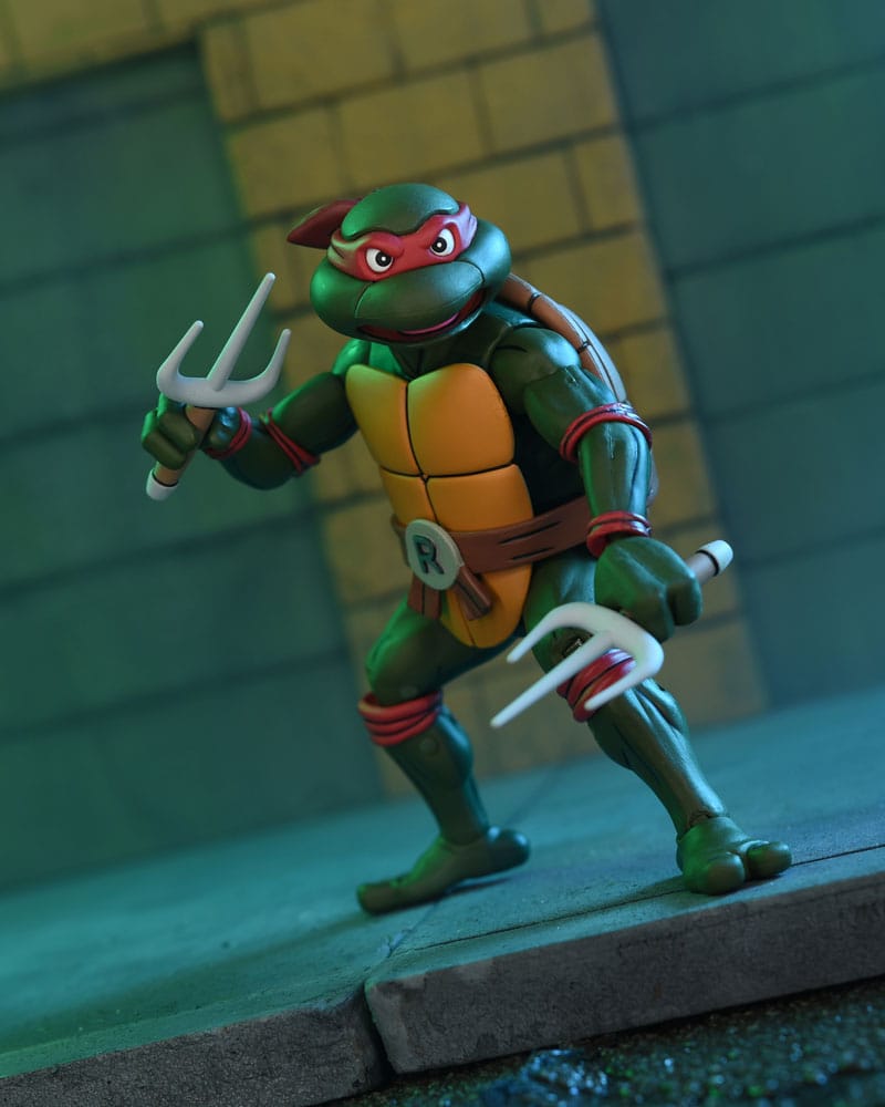 teenage mutant ninja turtles cartoon 7 scale action figure ultimate raphael neca