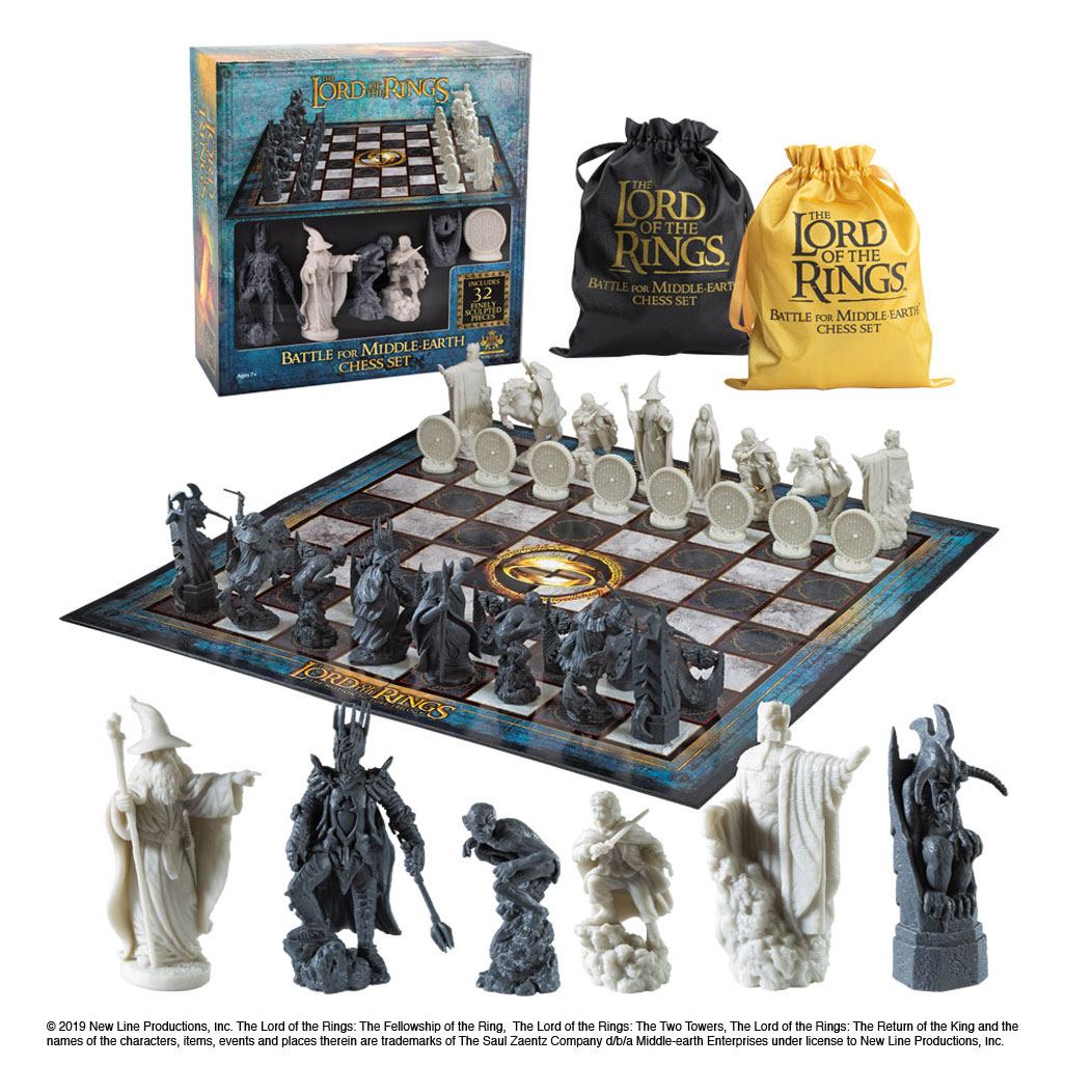 echiquier le seigneur des anneaux noble collection