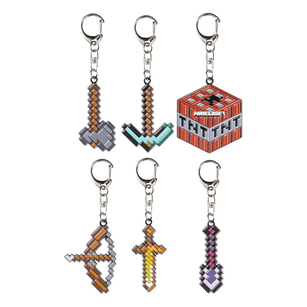 porte cles minecraft armes pmi