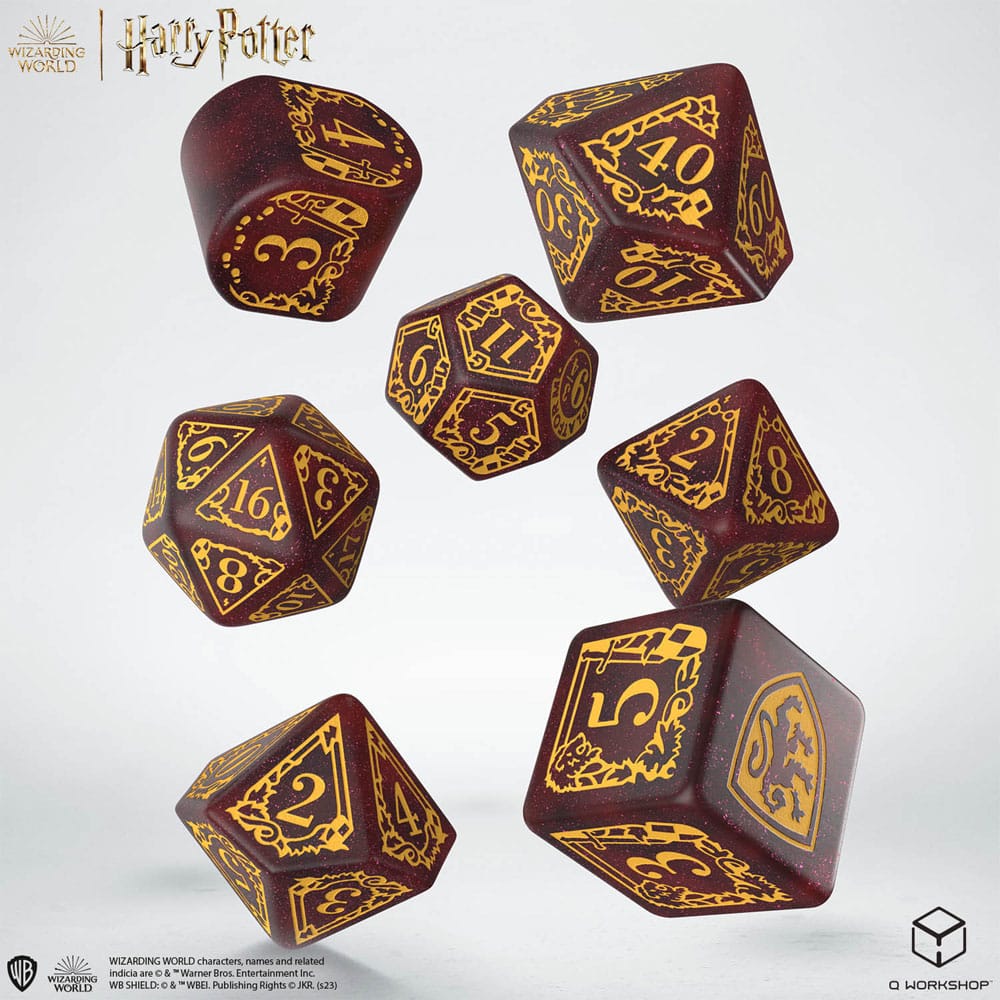 Set de Dés Harry Potter - Gryffondor