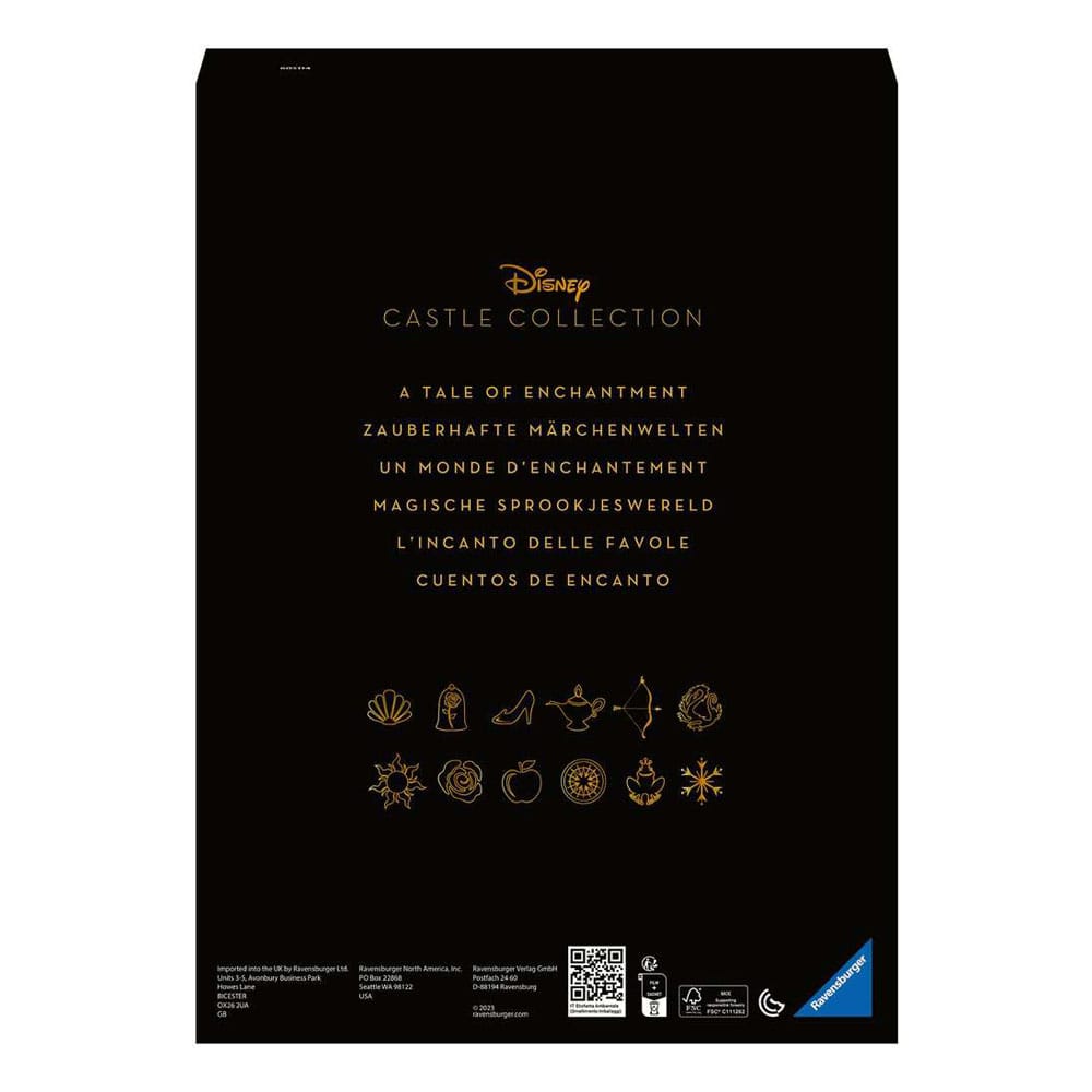 puzzle disney castle collection blanche neige ravensburger