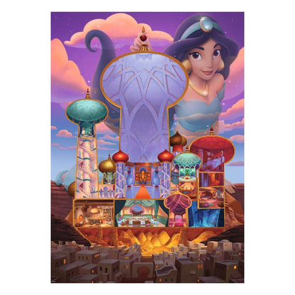 puzzle disney castle collection jasmine aladdin ravensburger