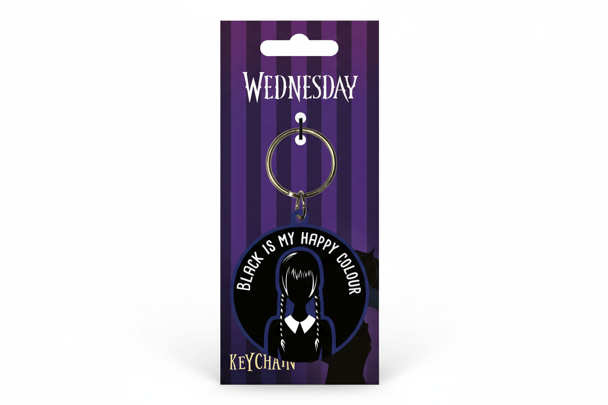Porte-Clés Wednesday - Happy Colour