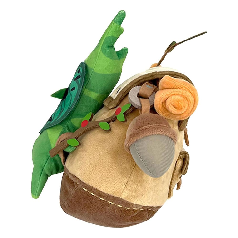 peluche the legend of zelda tears of the kingdom korok avec sac a dos sanei