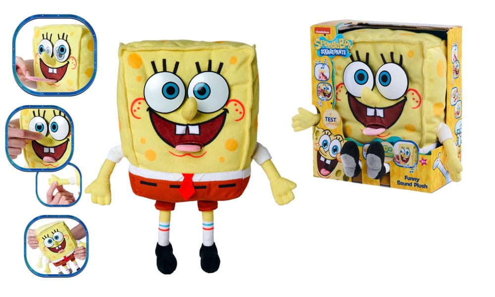 peluche sonore bob l eponge bob simba