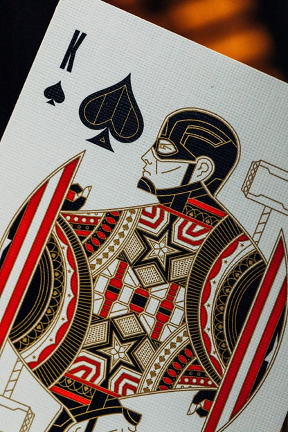 avengers red edition playing cards theory11