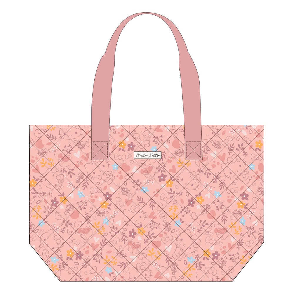 sac shopping hello kitty famous floral vadobag