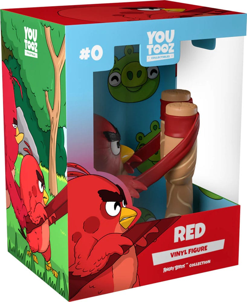 angry birds vinyl figurine red youtooz