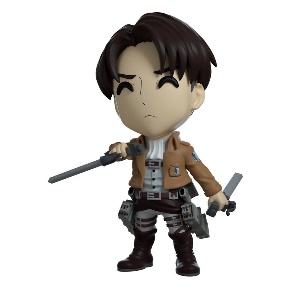 attack on titan vinyl figurine levi youtooz