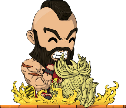 street fighter vinyl figurine zangief youtooz